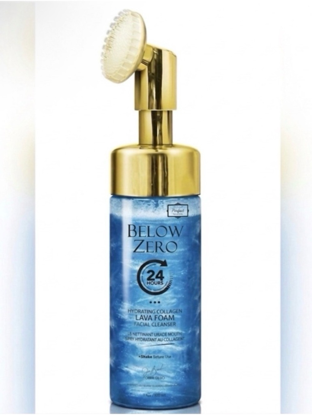 Below Zero Glacier Ice Oil Control Lava Foam Cleanser W/Brush Head ~ Retail $180
